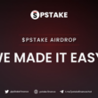 PSTAKE Liquid staking Airdrop Simplified