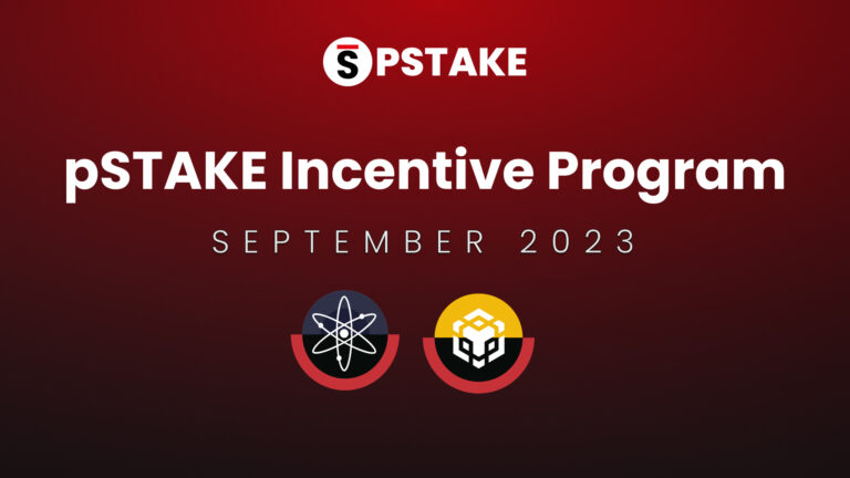 A summary of PSTAKE incentives allocated to various protocols for sustainably growing stkToken liquidity and utility across Cosmos and BNB Chain for September 2023.