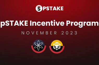 A summary of PSTAKE incentives allocated to various protocols for sustainably growing stkToken liquidity and utility across Cosmos and BNB Chain for November 2023.